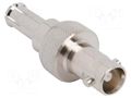 Adapter; HD-BNC female,MCX male; Insulation: PTFE; 75Ω; brass AMPHENOL RF AD-HDBNJMCP-12G