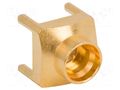 Connector: coaxial; socket; male; straight; 50Ω; THT; on PCBs; 6GHz AMPHENOL RF SMP-MSLD-PCT16T