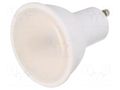 LED lamp; warm white; GU10; 230VAC; 400lm; 5W; 120°; 3000K; 3pcs. GTV Poland GT-GU10WW5W-3