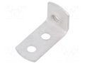 Angle bracket; W: 9.52mm; H: 19.84mm; L: 11.1mm; steel KEYSTONE KEYS631