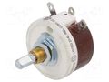 Potentiometer: shaft; 125Ω; 25W; 6.35mm; Shaft: smooth; wirewound OHMITE RHS125E