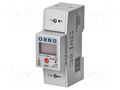 Controller; for DIN rail mounting; impulse,RS485 Modbus RTU ORNO OR-WE-523