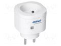 Power socket; plug-in; 230VAC; IP20; 13A; 30m; Control: wireless ORNO OR-SH-1732