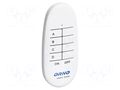 Remote control; 30m; Ch: 4; white ORNO OR-SH-1752