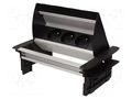 Plug socket strip: furniture; IP20; 3680W; black,silver; 250VAC ORNO OR-AE-1361