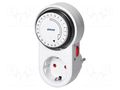 Programmable time switch; 15min÷24h; 230VAC/16A; Usup: 230VAC ORNO OR-PRE-443-SCHUKO