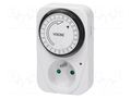 Programmable time switch; 15min÷24h; 230VAC/16A; IP20; Standard VIRONE VIR-MT-1
