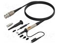 Probe: for oscilloscope; passive; 200MHz; 1: 1,10: 1; 1.8ns; 1.2m CAL TEST CT2675A