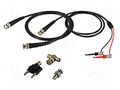 Set of cables and adapters; adapter x3,test leads x2; 50Ω CAL TEST CT3742