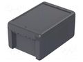 Enclosure: multipurpose; X: 125mm; Y: 191mm; Z: 90mm; BOCUBE; ABS BOPLA B181309-ABS-7024