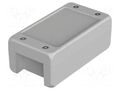 Enclosure: multipurpose; X: 86mm; Y: 159mm; Z: 60mm; BOCUBE ALU; grey BOPLA BA-S140806F-7035