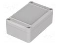 Enclosure: multipurpose; X: 64mm; Y: 98mm; Z: 38mm; EUROMAS II; grey BOPLA EM208F