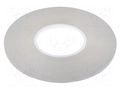 Tape: fixing; W: 6mm; L: 55m; Thk: 0.25mm; double-sided; acrylic AFTC AFTC-8502-6MM-55M