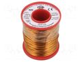 Coil wire; single coated enamelled; 1mm; 1kg; -65÷200°C; Core: Cu INDEL DNE1.00-1.00