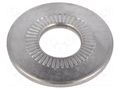 Washer; internally serrated; M10; D=27mm; h=3.1mm; BN 21207 BOSSARD B10/BN21207