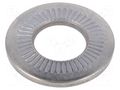 Washer; internally serrated; M10; D=22mm; h=2.75mm; BN 85460 BOSSARD B10/BN85460