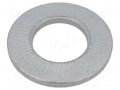 Washer; internally serrated; M20; D=40mm; h=4.9mm; spring steel BOSSARD B20/BN84530