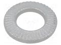 Washer; internally serrated; M6; D=12mm; h=1.85mm; spring steel BOSSARD B6/BN80598