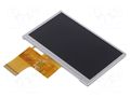 Display: TFT; 4.3"; 480x272; Illumin: LED; Dim: 105.5x67.2x3.57mm POWERTIP PH480272T005-IDA