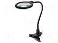 Desk magnifier; with backlight; 3dpt; Ø100mm; Illumination: LED GOOBAY GOOBAY-65577