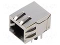 Connector: RJ45; socket; PIN: 8; shielded,with LED; Layout: 8p8c ADAM TECH MTJ88TX1FSDPGLP