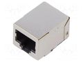 Connector: RJ45; socket; PIN: 8; shielded; Layout: 8p8c; THT ADAM TECH MTJ88TX1FSM4SMT