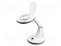 Desk magnifier; with backlight; 3dpt; Ø100mm; Illumination: LED Goobay GOOBAY-60366