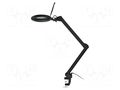 Desk magnifier; with backlight; 3dpt; Ø127mm; Illumination: LED Goobay GOOBAY-64986