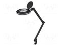 Desk magnifier; with backlight; 3dpt; Ø127mm; Illumination: LED Goobay GOOBAY-64988