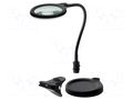 Desk magnifier; with backlight; 3dpt; Ø100mm; Illumination: LED GOOBAY GOOBAY-64990