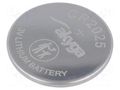 Battery: lithium; CR2025,coin; 3V; 150mAh; non-rechargeable AKYGA BATTERY BAT-CR2025/A