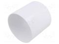 Accessories: round duct connector; white; ABS; Ø104mm; 20pcs. DOSPEL S.A. 007-0333