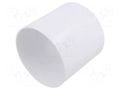 Round duct connector; ABS; white; Ø104mm; 20pcs. DOSPEL S.A. 007-0333
