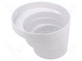 Accessories: round reducer; white; ABS; 100x150mm DOSPEL S.A. 007-1828