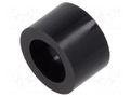 Spacer sleeve; cylindrical; polyamide; L: 10mm; Øout: 16mm; black DREMEC DR3816/10.5X10