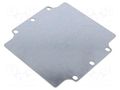 Mounting plate; galvanised steel; EUROMAS BOPLA MA125/P330