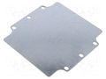 Mounting plate; galvanised steel; EUROMAS BOPLA MA125/P330