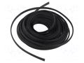 Braid; ØBraid : 5÷10mm; polyester; black; L: 10m; reel; -55÷150°C PARTEX PA-SUP06000DN0