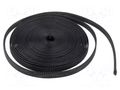 Braid; ØBraid : 8÷16mm; polyester; black; L: 10m; reel; -55÷150°C PARTEX PA-SUP10000DN0