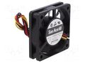 Fan: DC; axial; 12VDC; 60x60x15mm; 28.8m3/h; 36dBA; ball; 5000rpm SANYO DENKI 109P0612S7D01