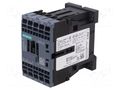 Contactor: 3-pole; NO x3; Auxiliary contacts: NO; 24VAC; 9A; 3RT20 SIEMENS 3RT2016-2AB01