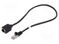 Extender Ethernet; RJ45 socket,RJ45 plug; F/UTP; 5e; stranded; Cu GOOBAY GOOBAY-73386