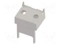 Terminals cover; 1M Modulbox One; grey; Holes no: 2; 10.16mm ITALTRONIC IT-P05010202T