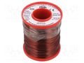 Coil wire; double coated enamelled; 0.75mm; 1kg; -65÷200°C INDEL DN2E0.75-1.00