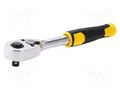 Rattle; with switch; 140mm; Teeth: 72; 1/4" STANLEY STL-STMT82663-0
