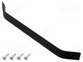 Holder; aluminium; matt black; H: 26.5mm; L: 275mm; W: 25mm; handle GTV Poland GTV-UA-00-33725620