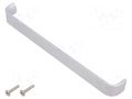 Holder; aluminium; natural; H: 30mm; L: 264mm; W: 25mm; handle GTV Poland GTV-UA-00-347256