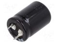 Capacitor: electrolytic; SNAP-IN; 100uF; 400VDC; Ø22x30mm; ±20% SAMWHA HL2G107M22030HA