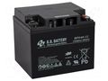 Re-battery: acid-lead; 12V; 40Ah; AGM; maintenance-free; 14.3kg B.B. Battery ACCU-BPS40-12/BB