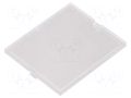 Front panel; transparent; 1597 HAMMOND HM-1597D3MPRTPC